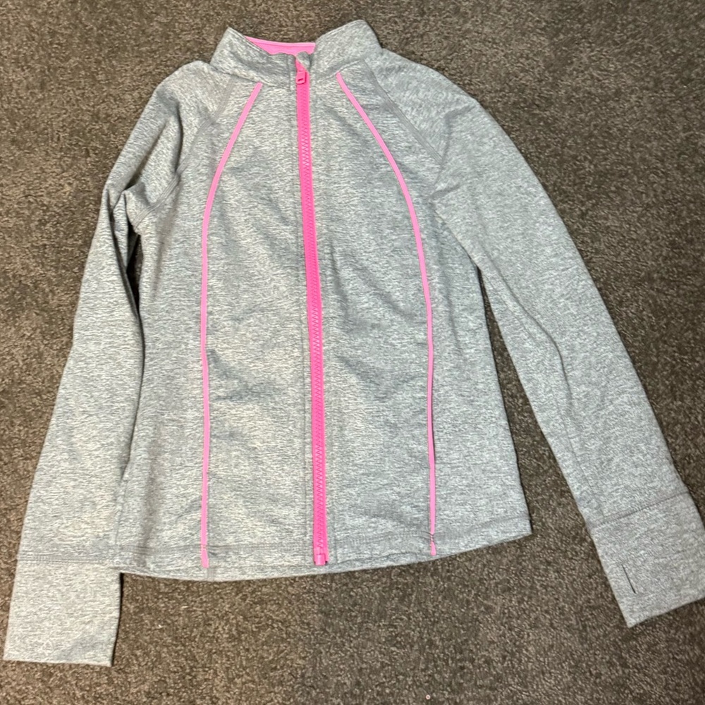 Gymboree Gray and Pink athletic Jacket
